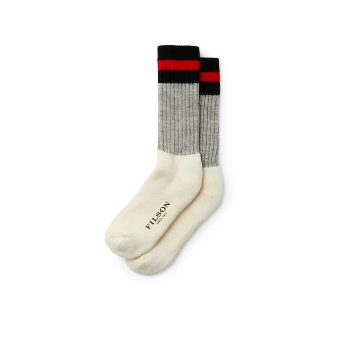 1970’s Logger Thermal Sock (Black   Red)