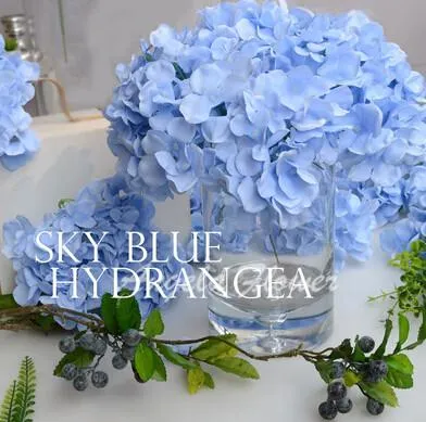 25pcs Hydrangea Silk Flower