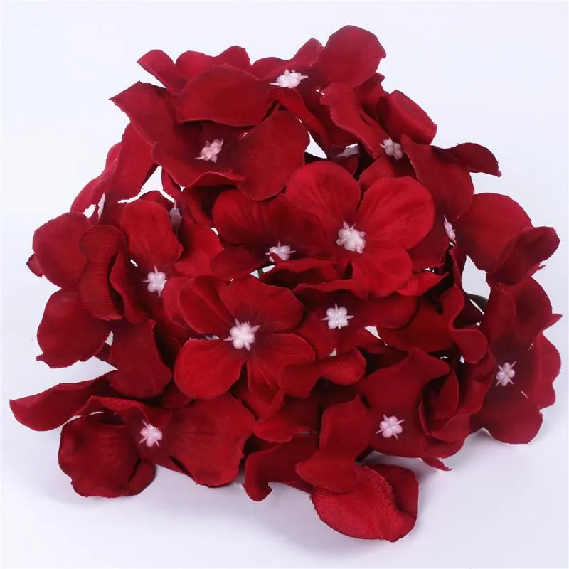 25pcs Hydrangea Silk Flower