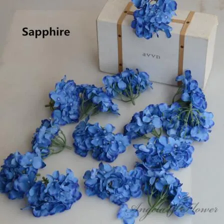 25pcs Hydrangea Silk Flower