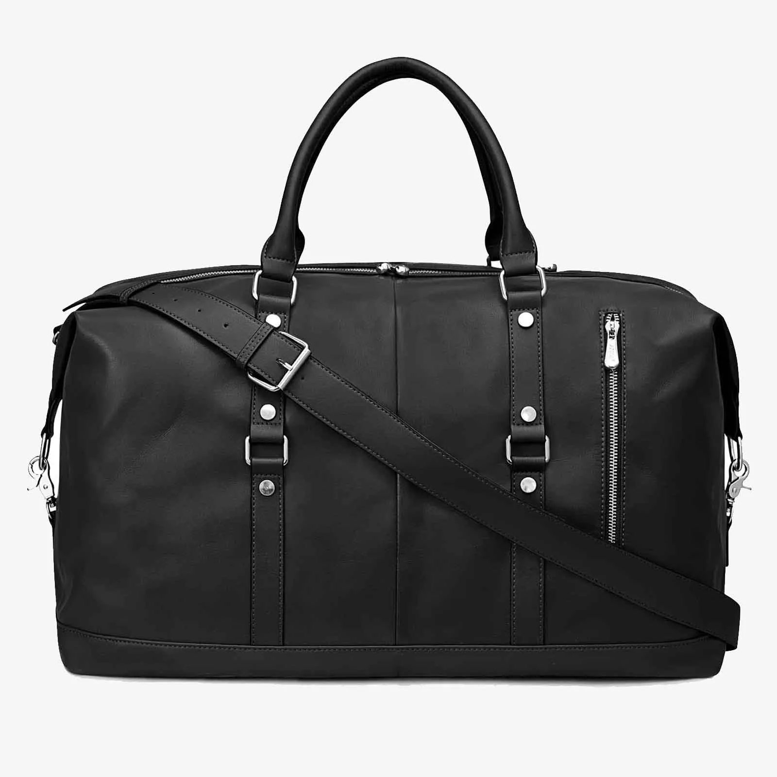 60L Women Genuine Leather Duffel Bag