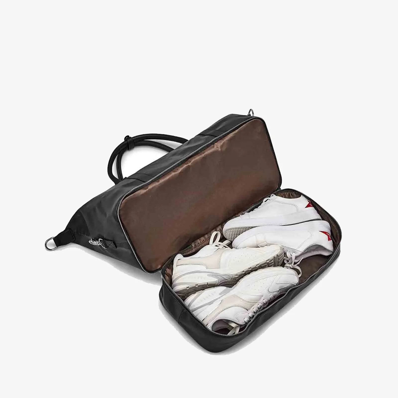 60L Women Genuine Leather Duffel Bag