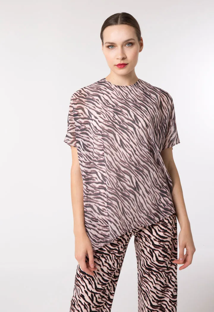 Animal Print Blouse