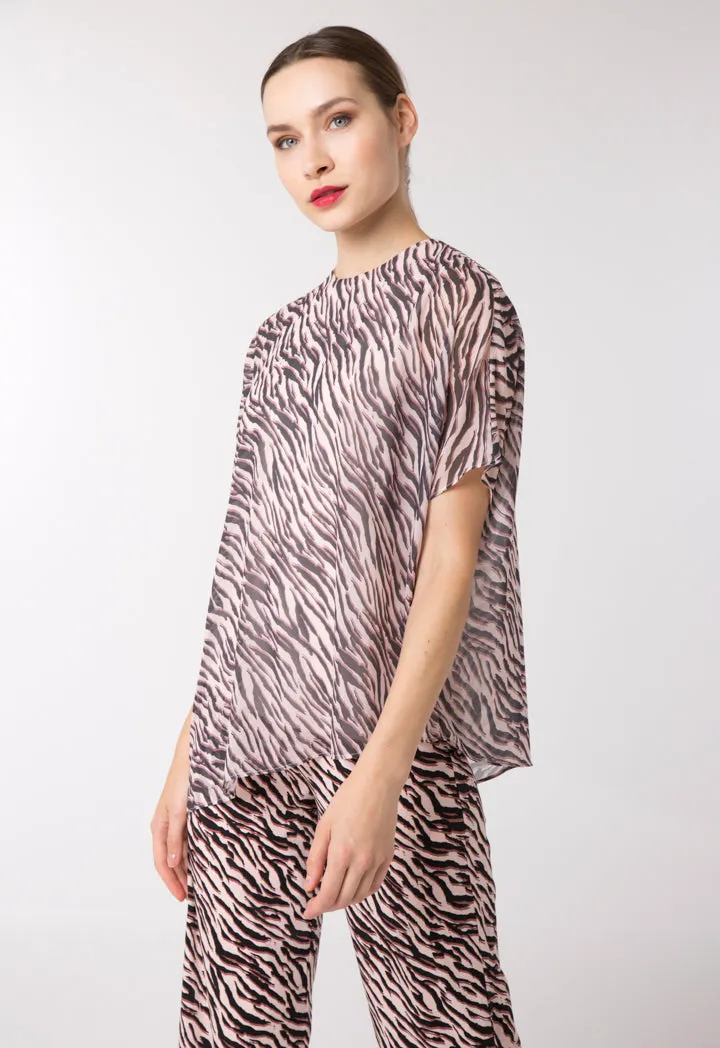 Animal Print Blouse