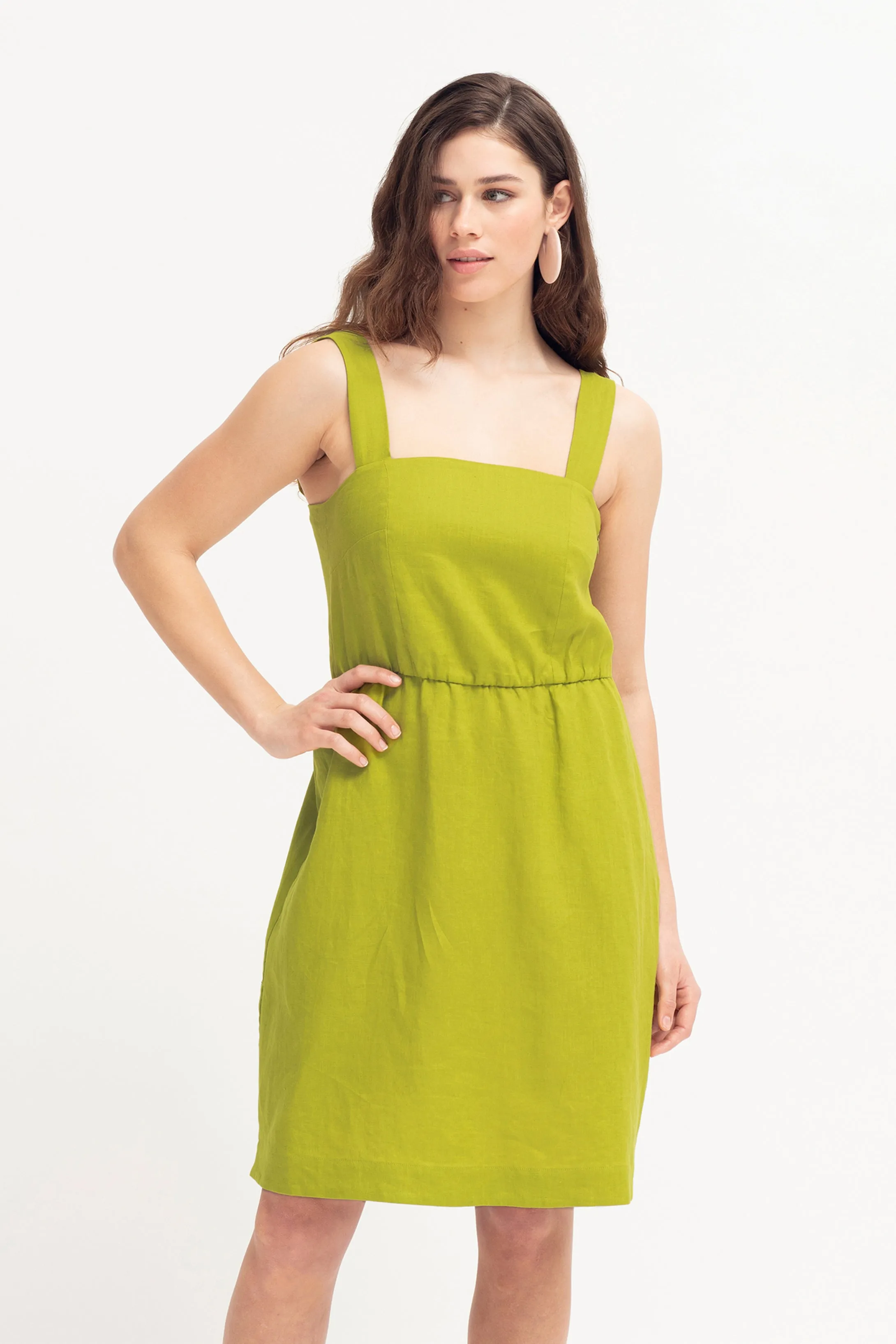 Anneli Linen Tank Dress