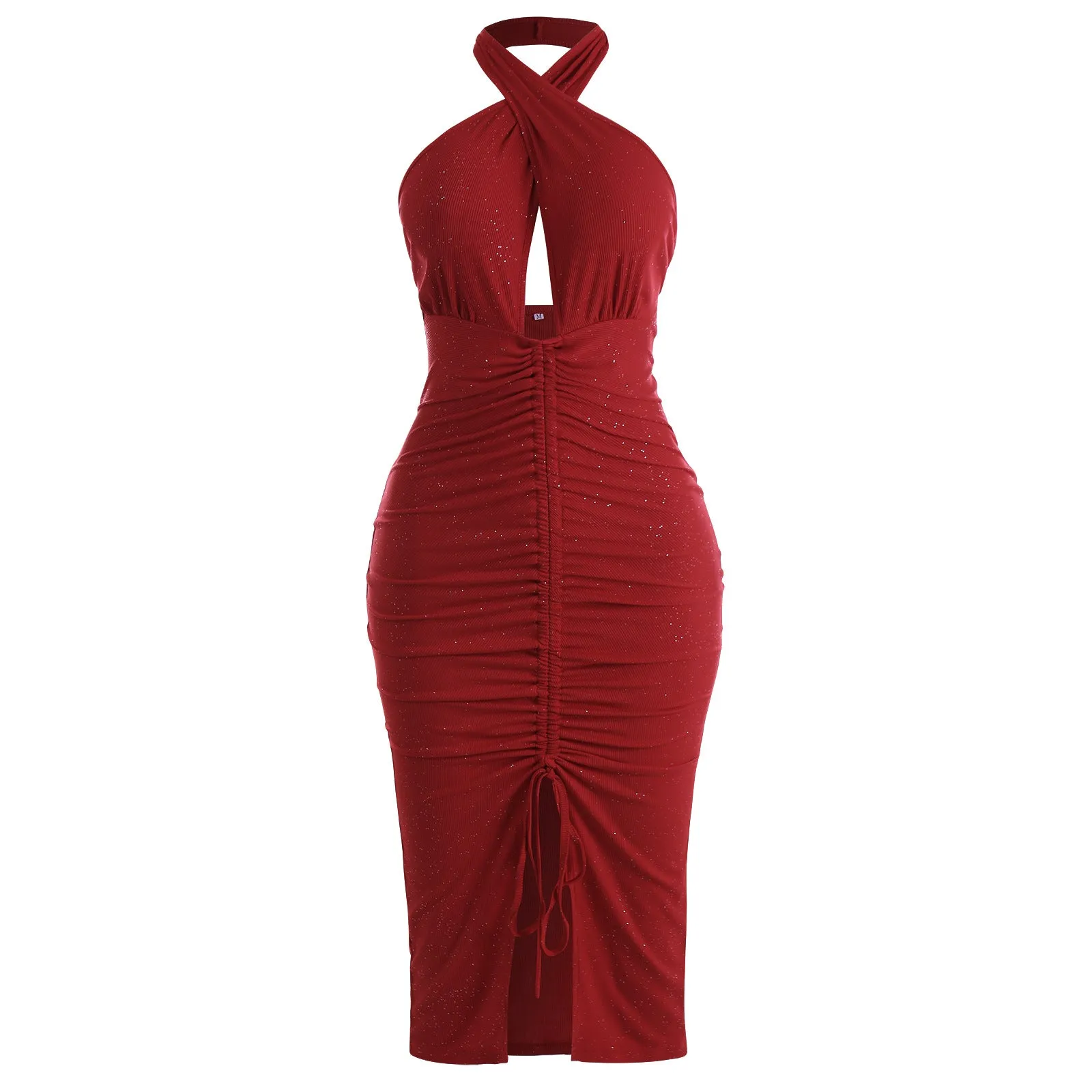 Back-slung Tight Evening Dress