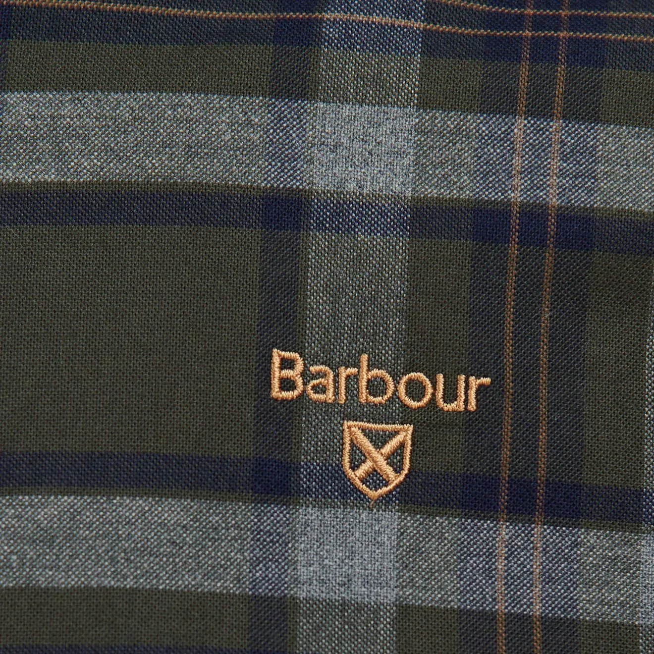 Barbour Helton Tailored Fit Shirt Olive