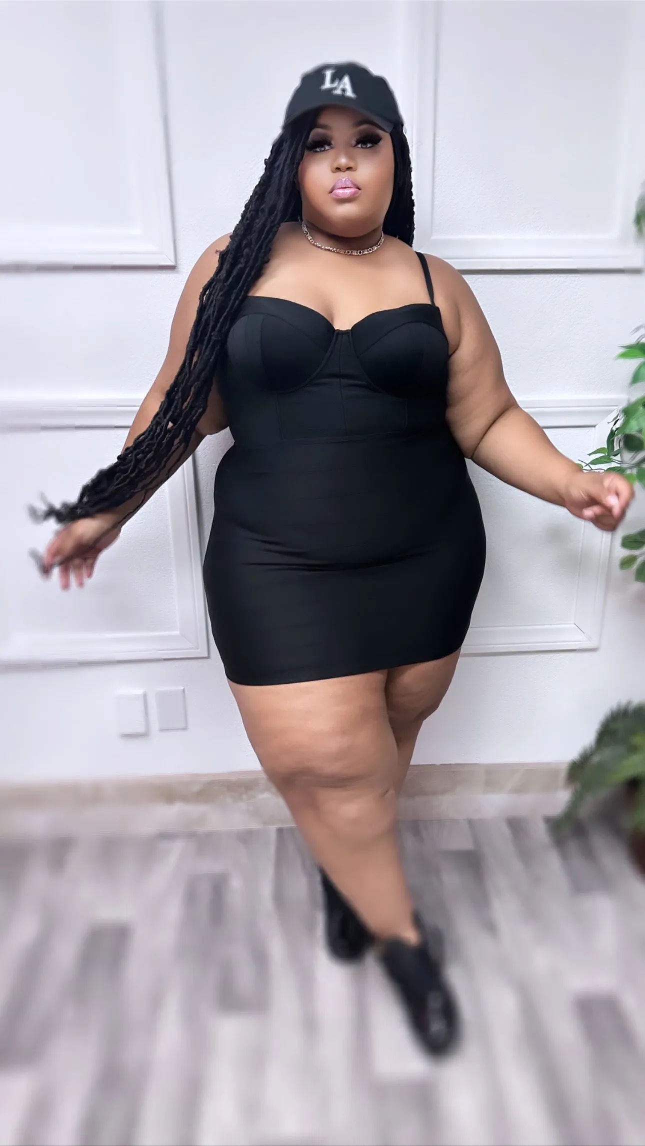 Black Becky   size Bodycon Dress