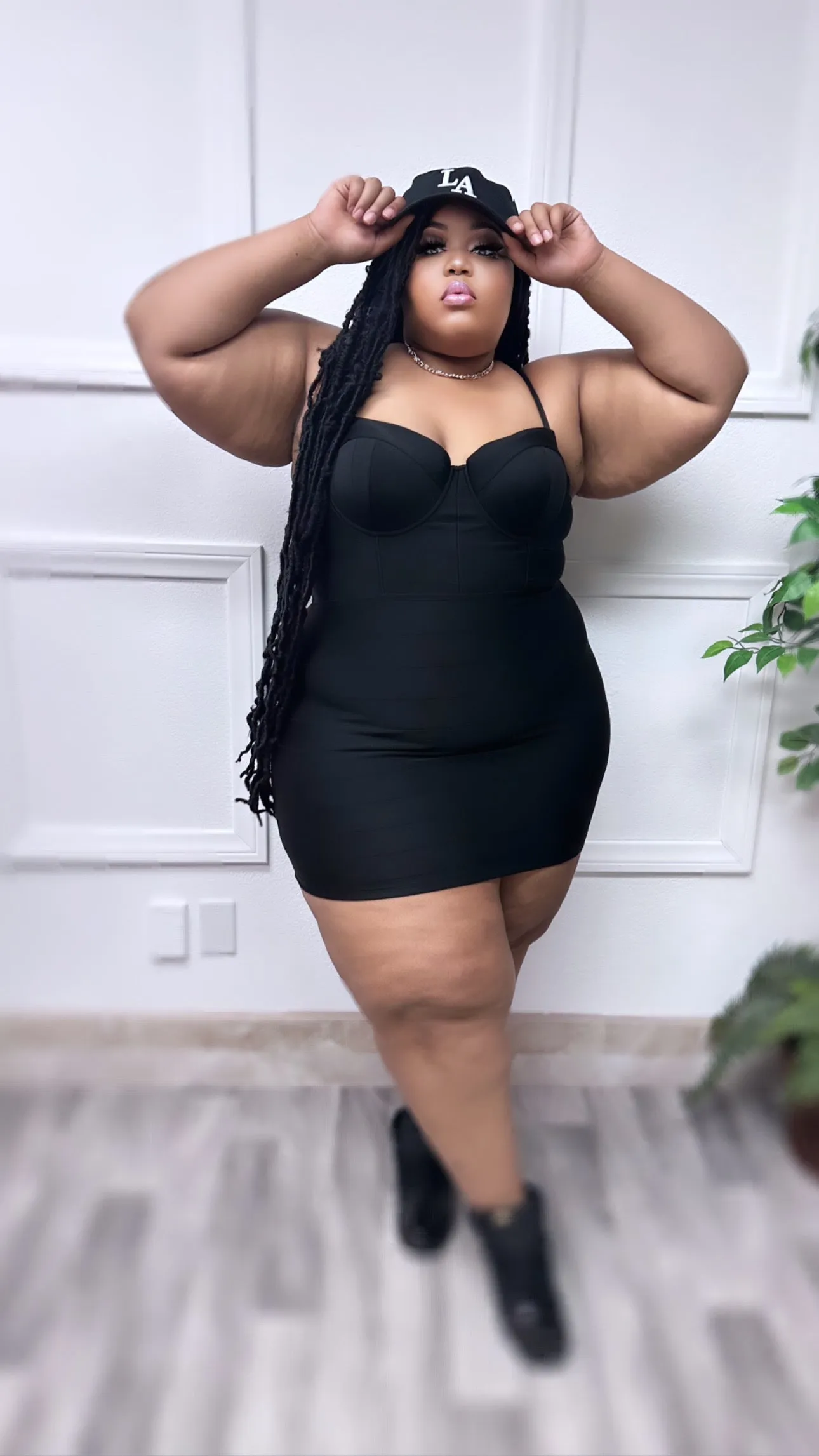 Black Becky   size Bodycon Dress