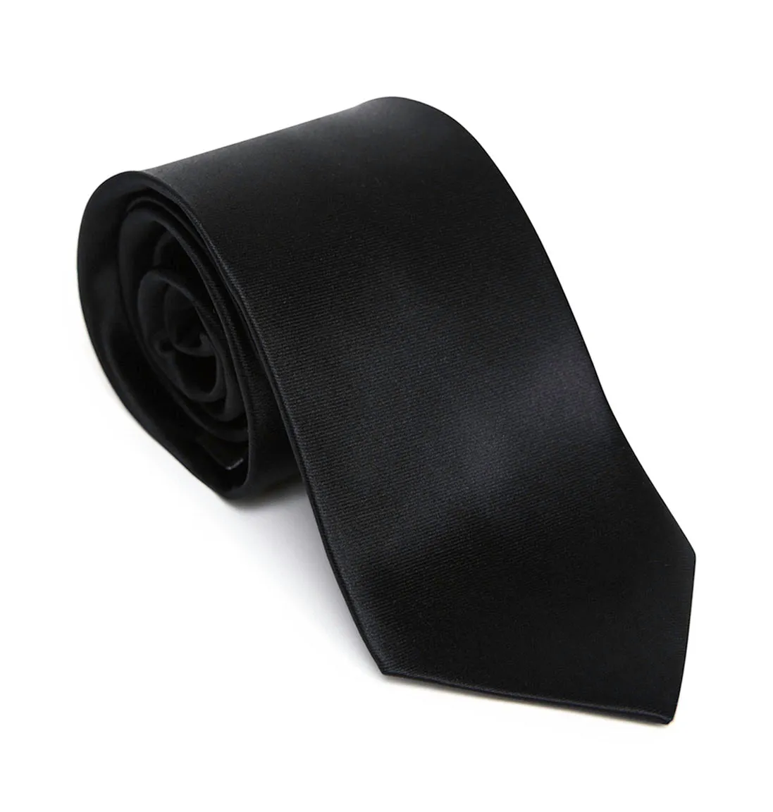 Black Silk Tie