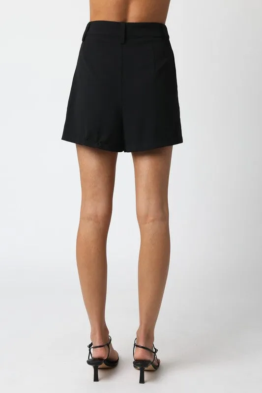 Black Tailored Skort