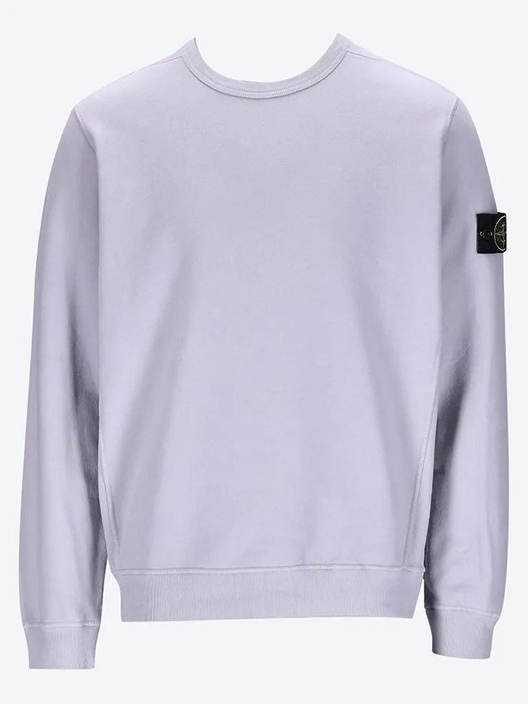 Brushed organic cotton sweatshirt