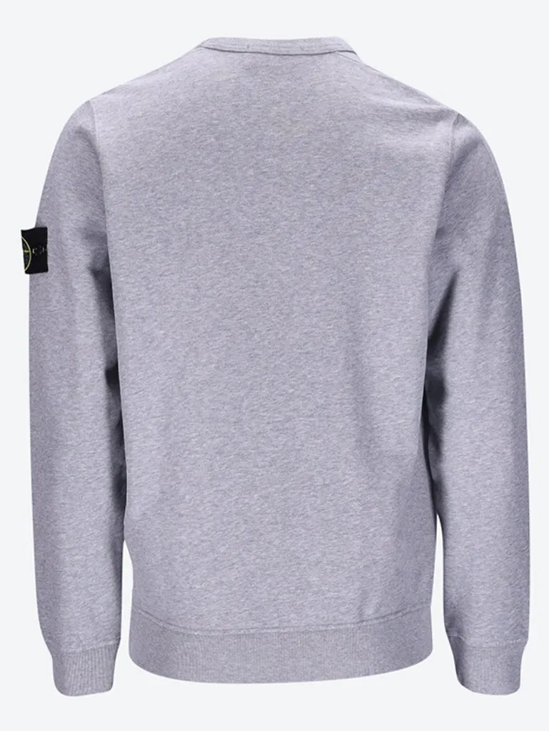 Brushed organic cotton sweatshirt