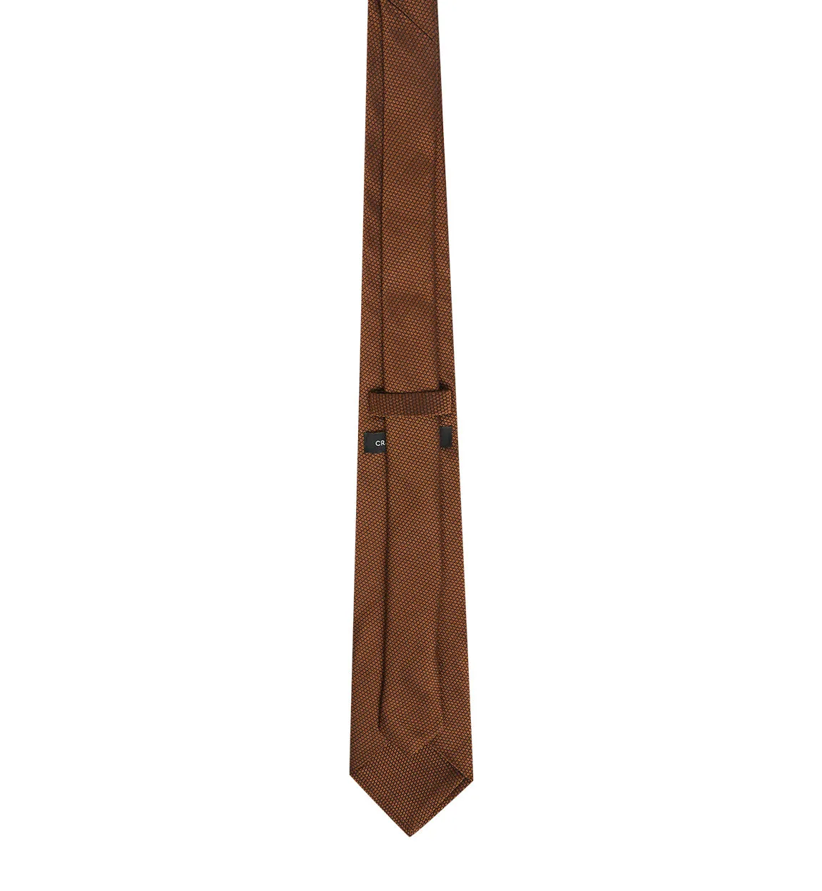 Cognac Grenadine Silk Tie