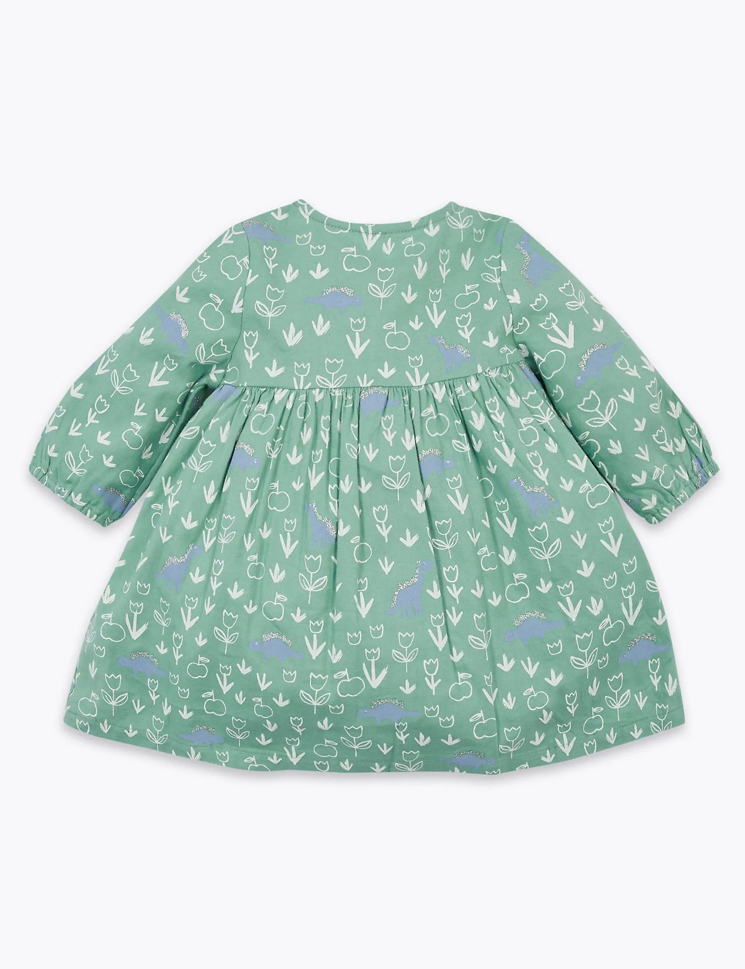 Cotton Dinosaur Woven Dress