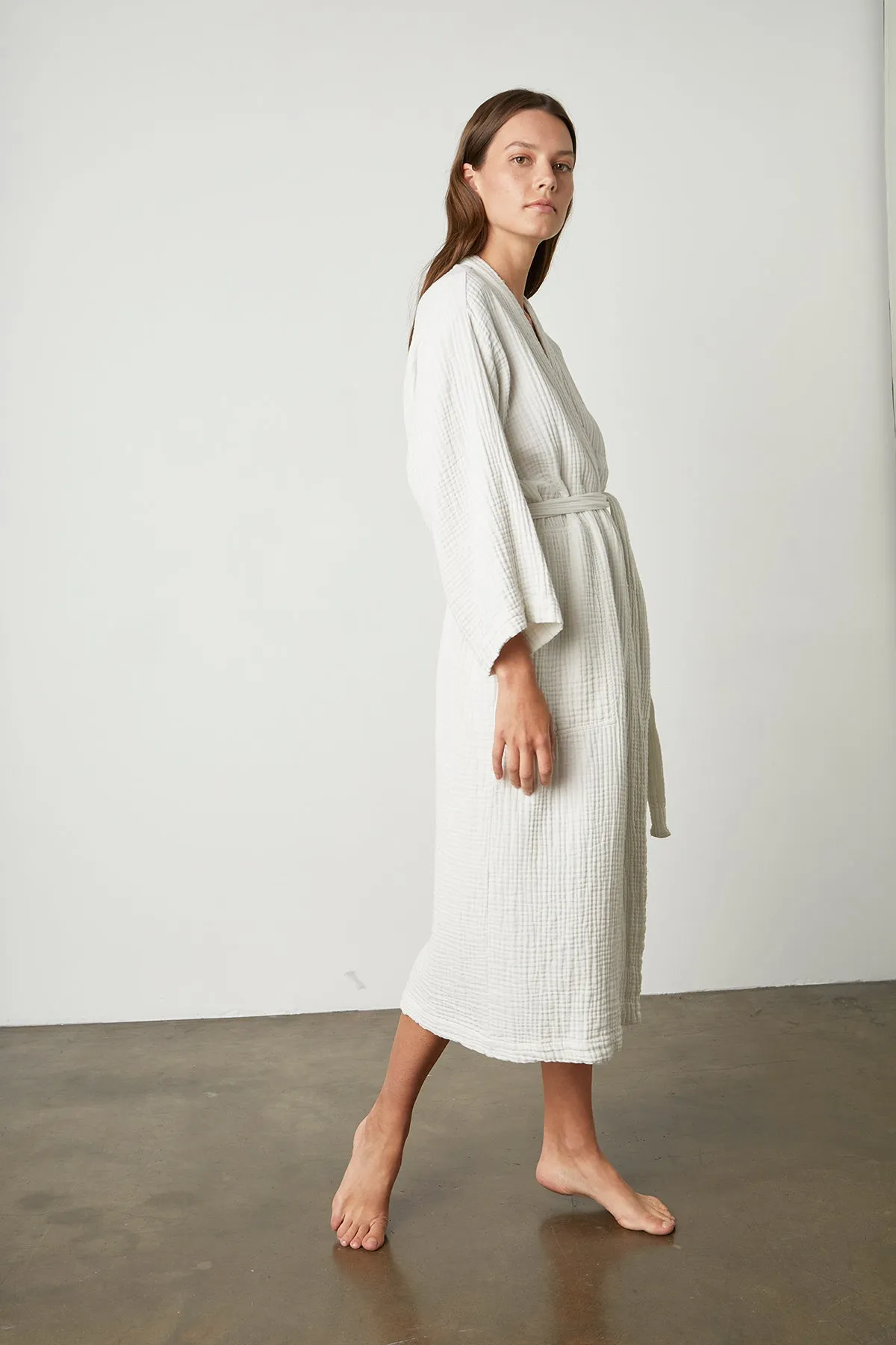 COTTON GAUZE ROBE