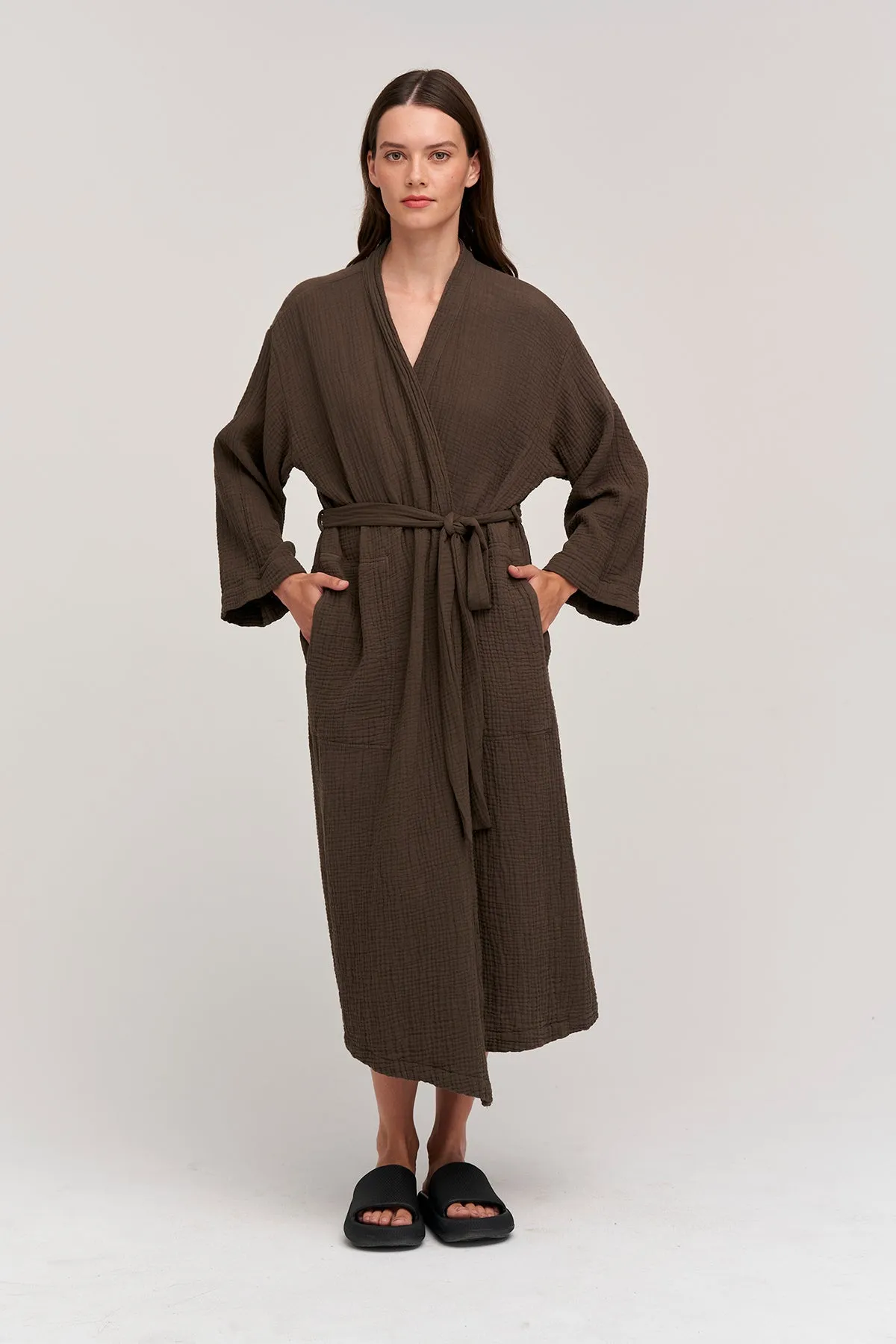 COTTON GAUZE ROBE