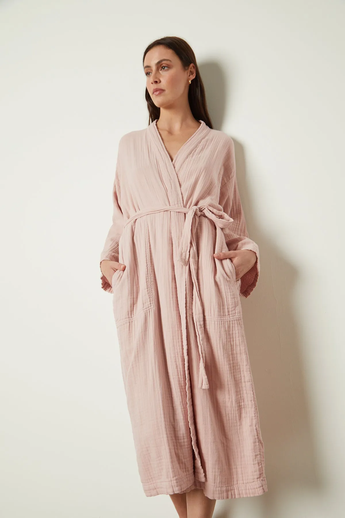 COTTON GAUZE ROBE