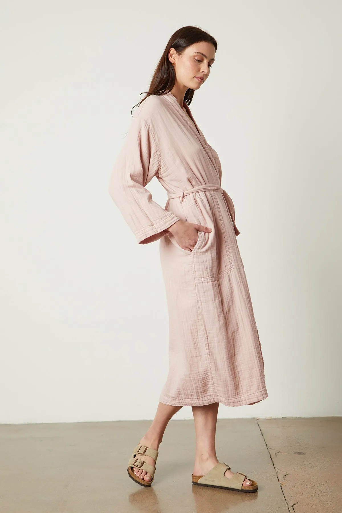 COTTON GAUZE ROBE