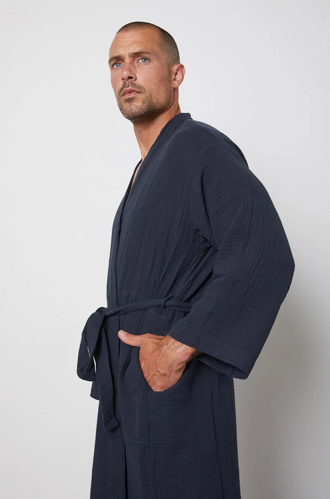 COTTON GAUZE ROBE