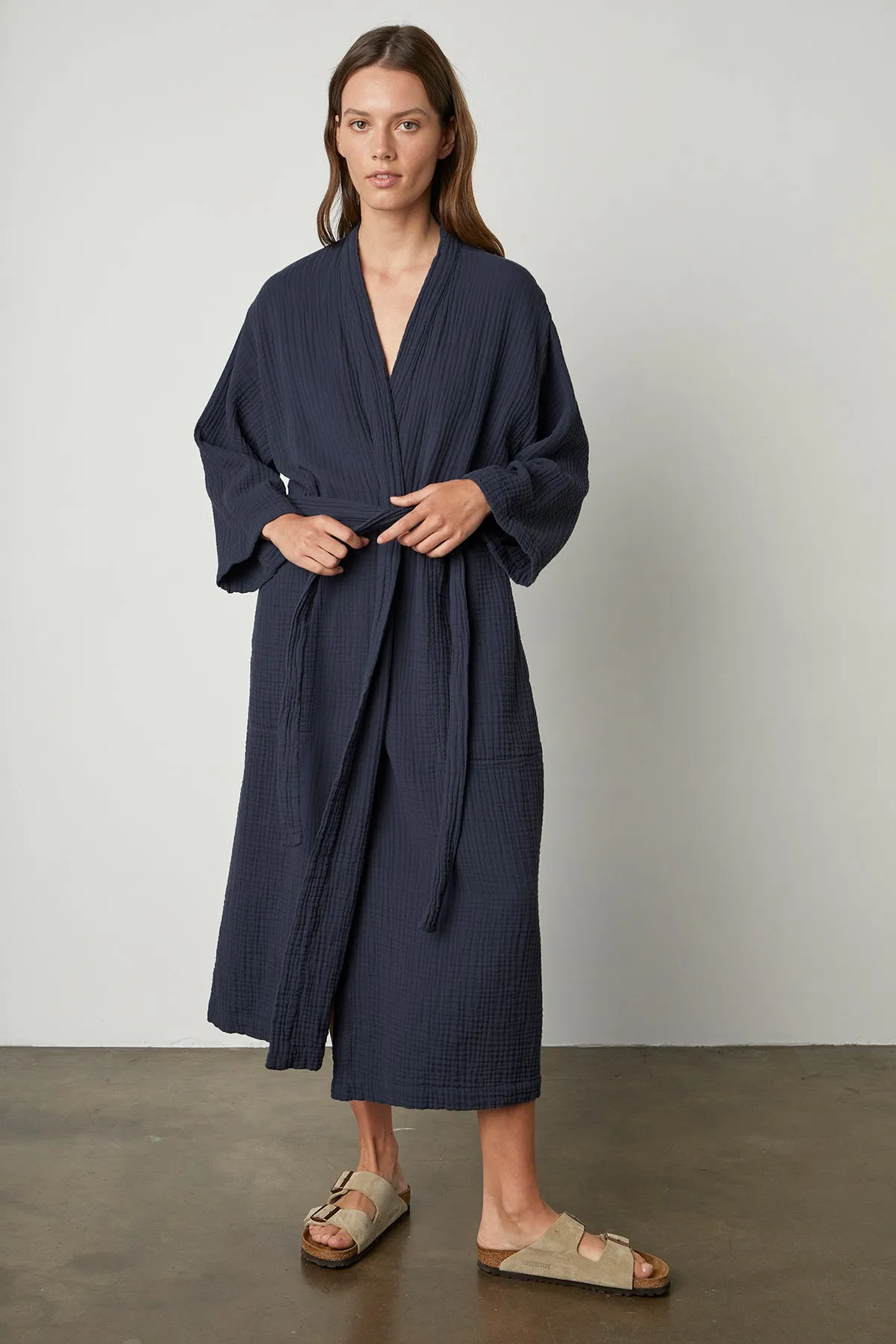 COTTON GAUZE ROBE