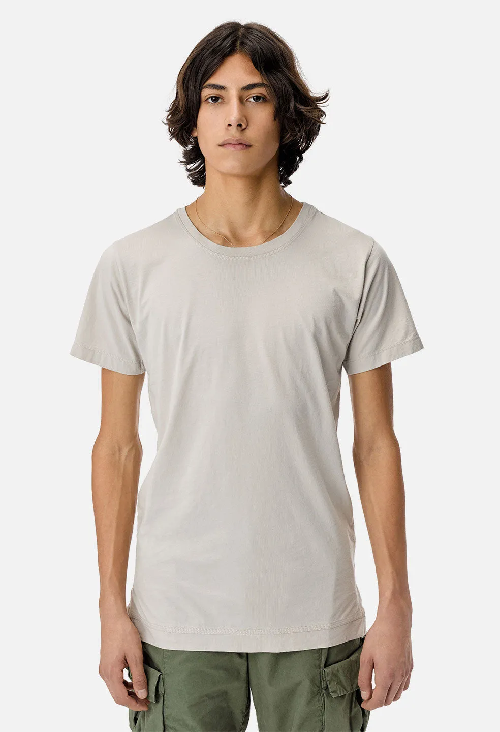 Cotton Mercer Tee / Cement