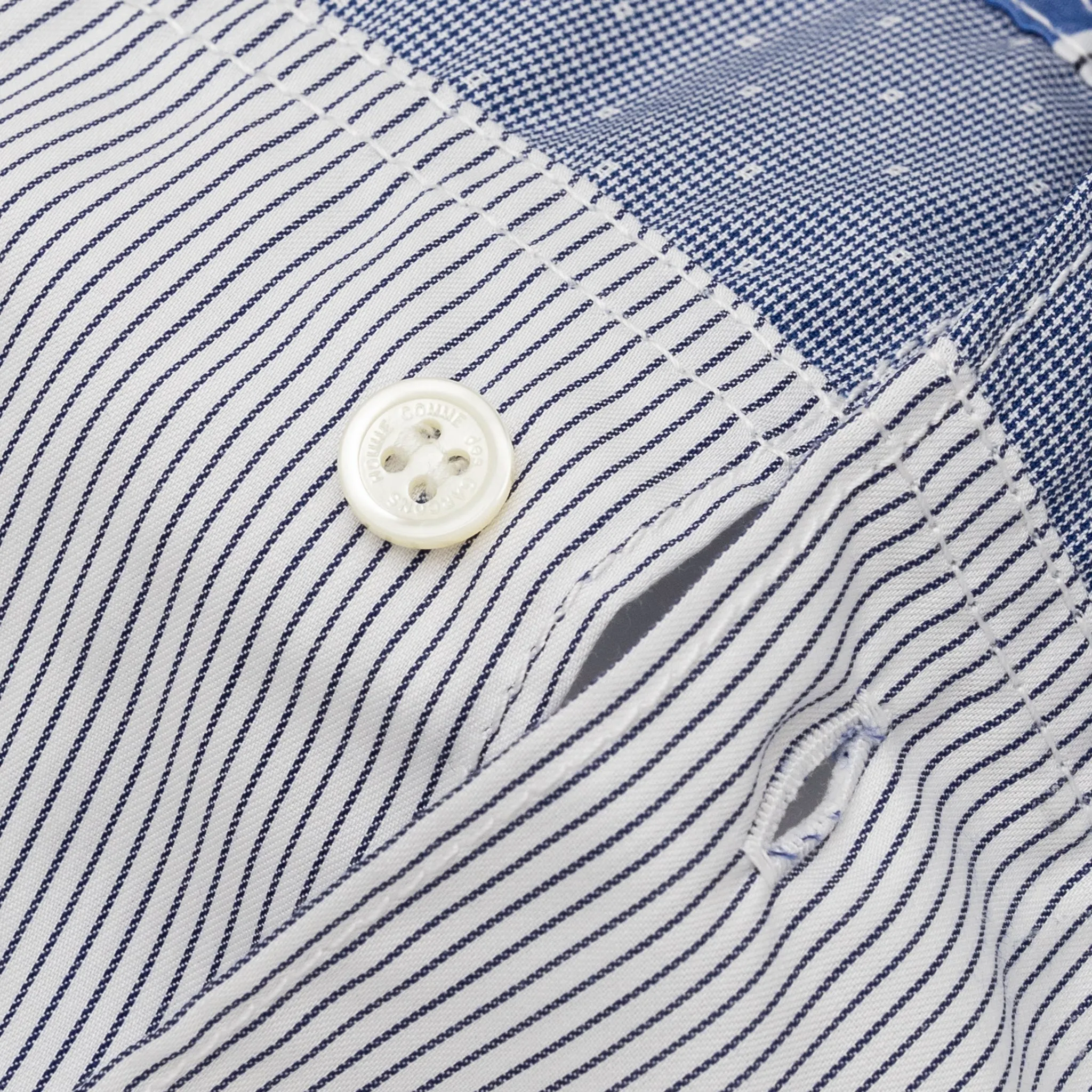 COTTON STRIPE MIX SHIRT