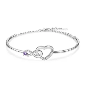 Customized Infinity & Cordate Bracelet For Women