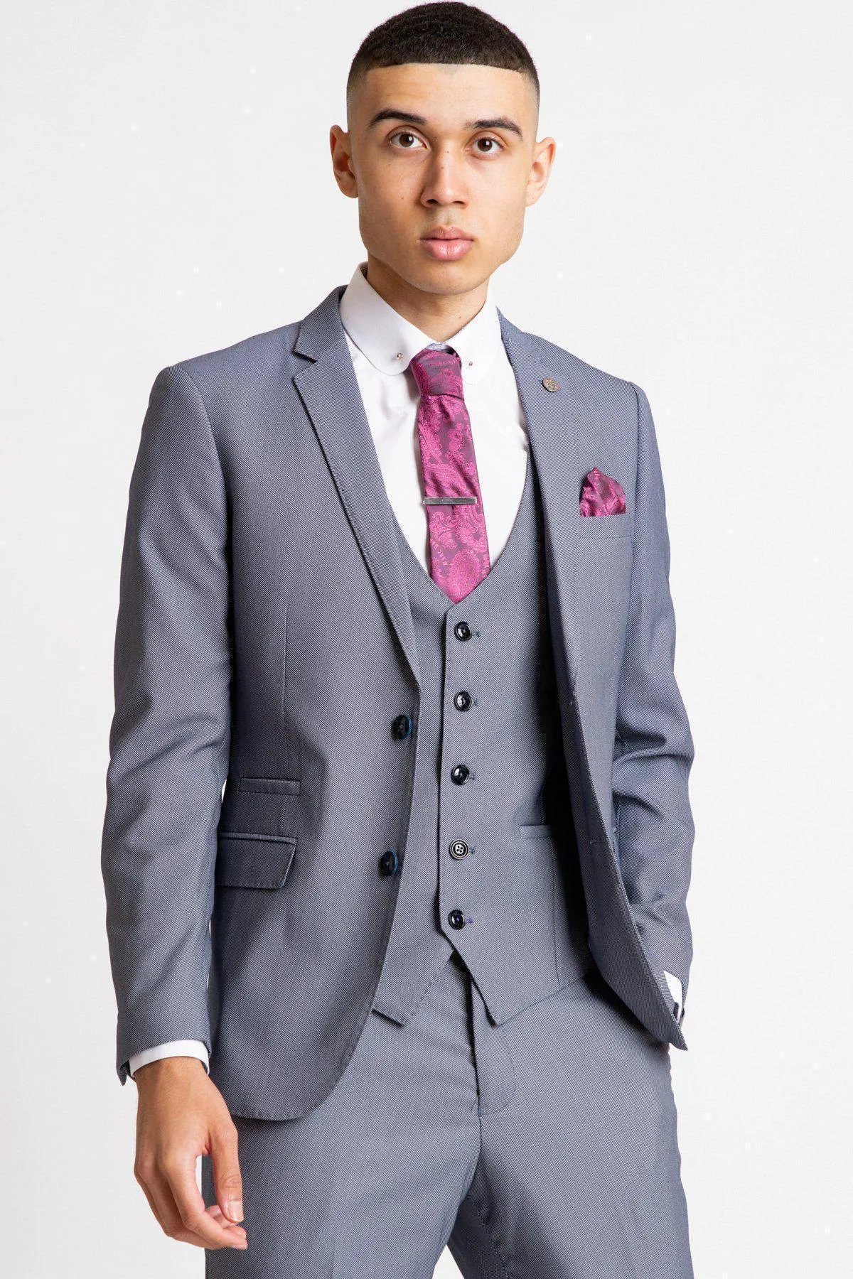 DANNY - Blue Grey Tailored Blazer