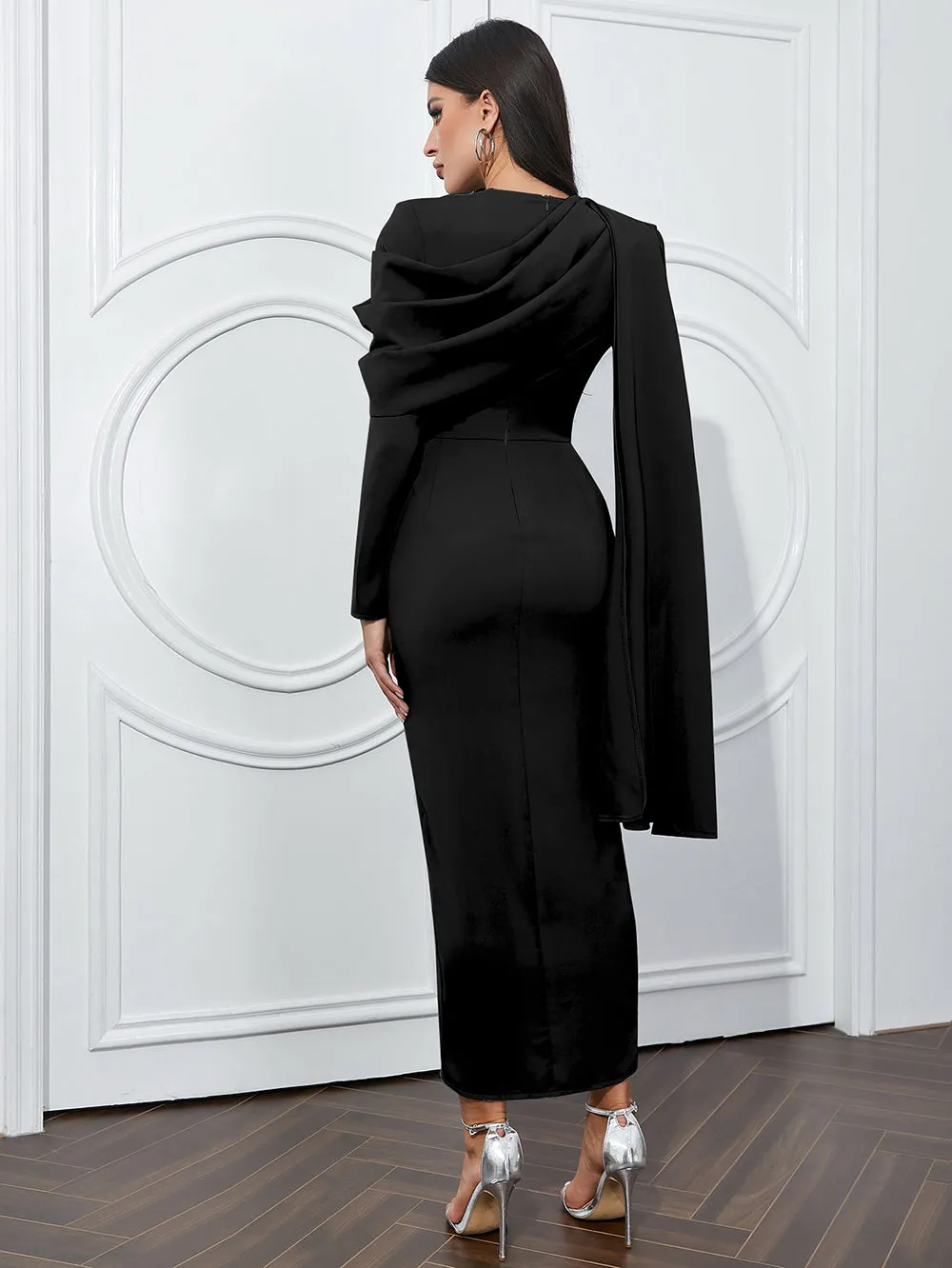 ESTEFANIA Long Sleeve Bodycon Dress