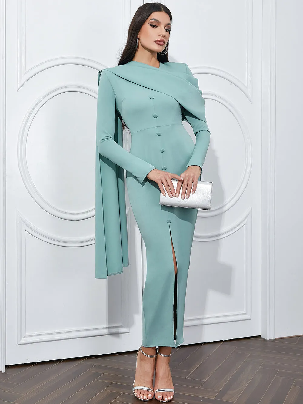 ESTEFANIA Long Sleeve Bodycon Dress