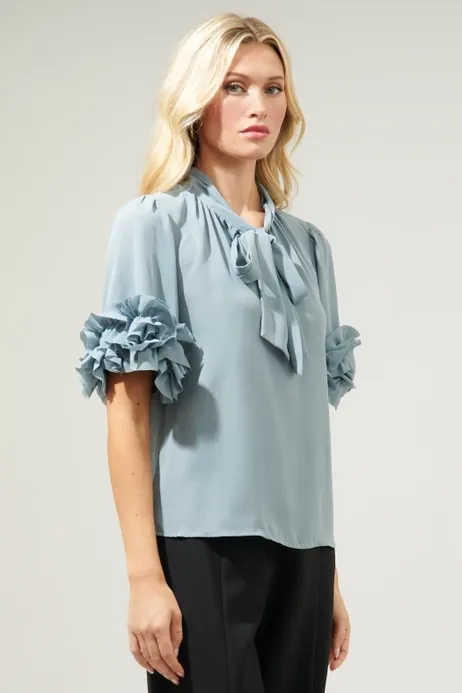 Exaggerated Ruffled Blouse