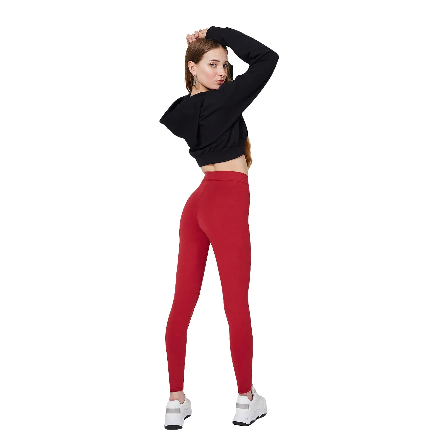 Fashion Tight Basic High Waisted Slogan Leggings