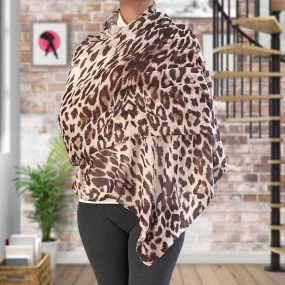 Fashion Tight Marbled-leopard Shawls