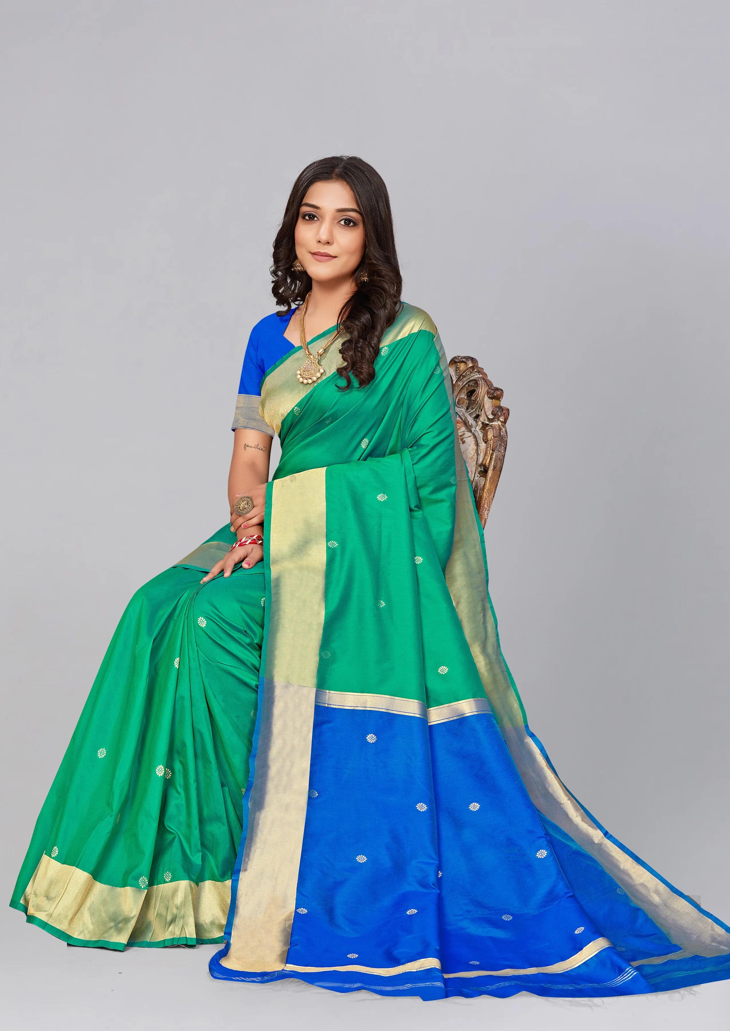 Faux Silk Handloom Saree