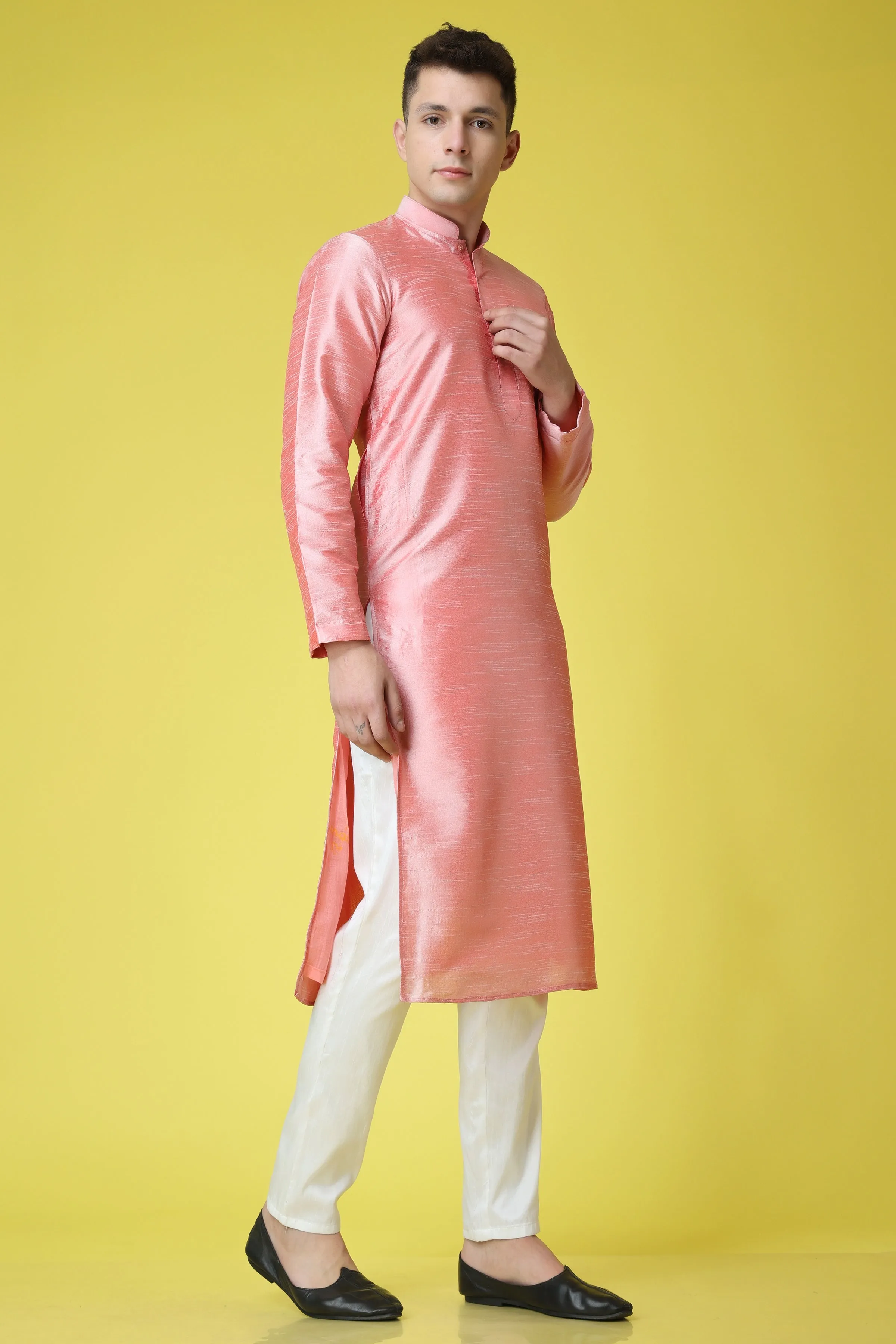 French Aroma Silk Kurta