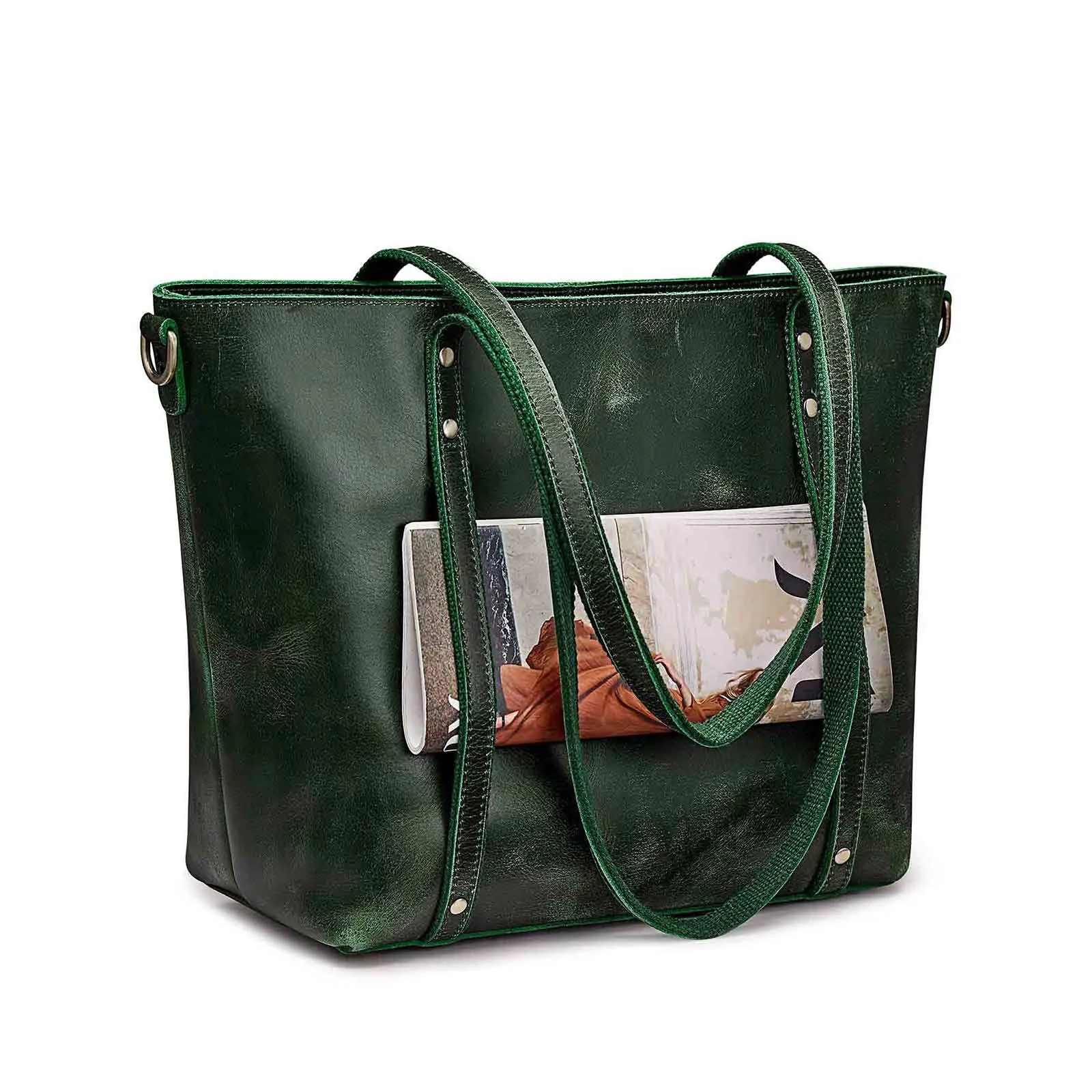 Genuine Leather Tote Bag for Women