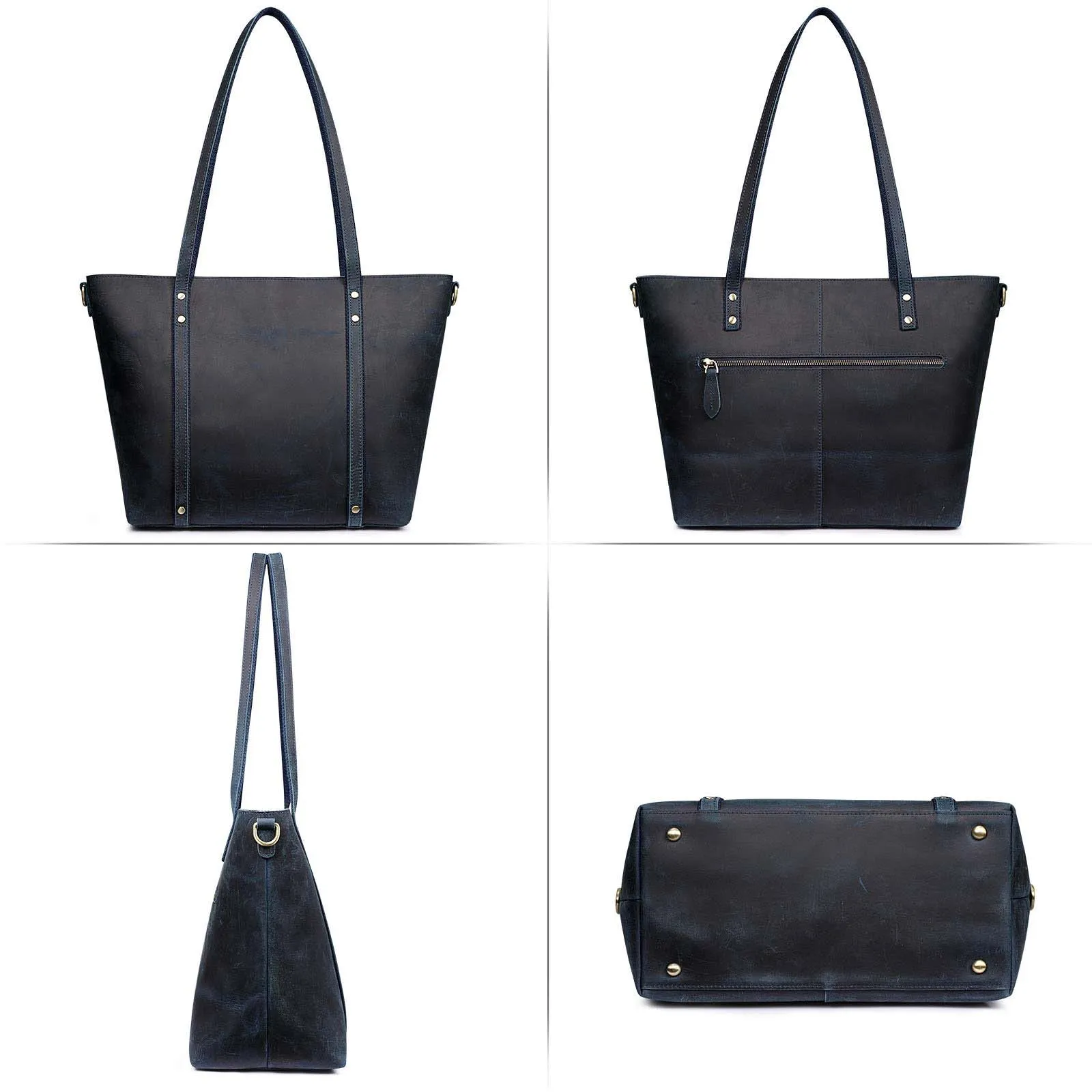 Genuine Leather Tote Bag for Women