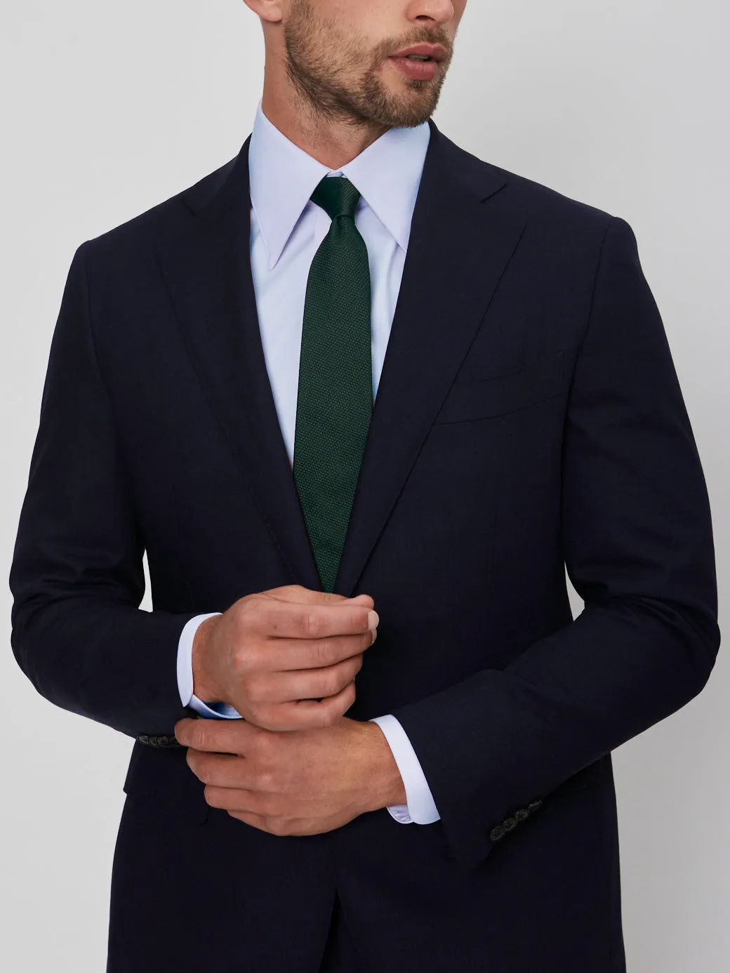 Green Grenadine Silk Tie