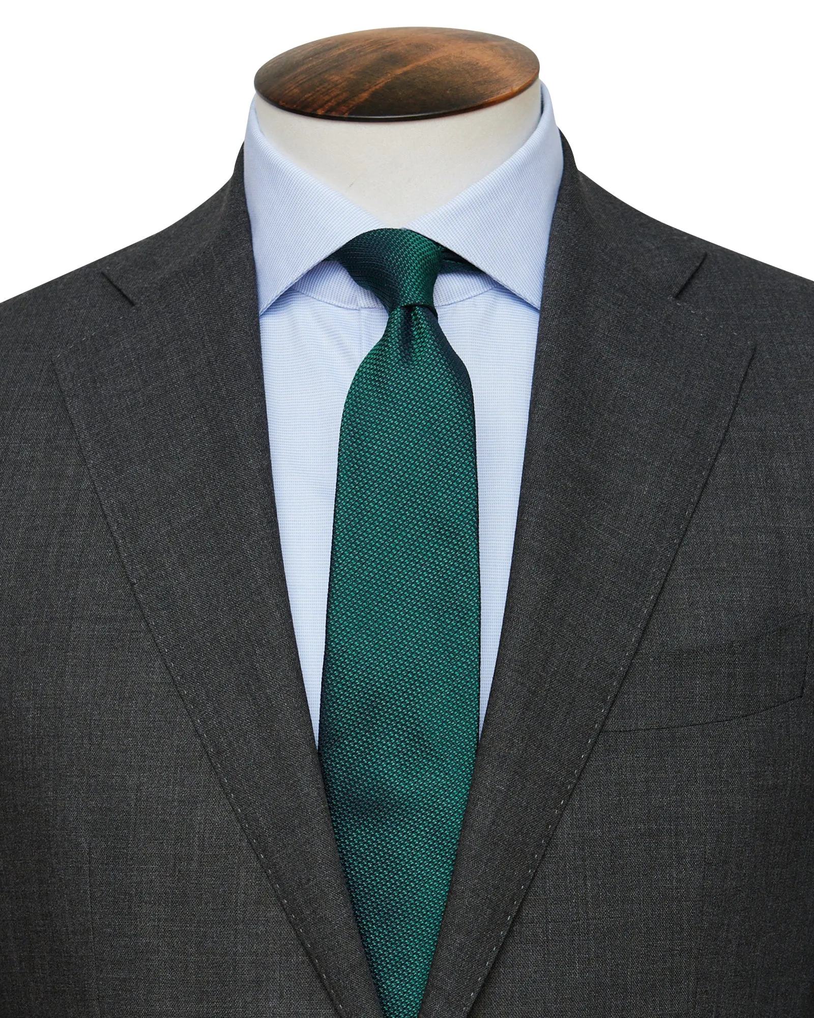 Green Grenadine Silk Tie