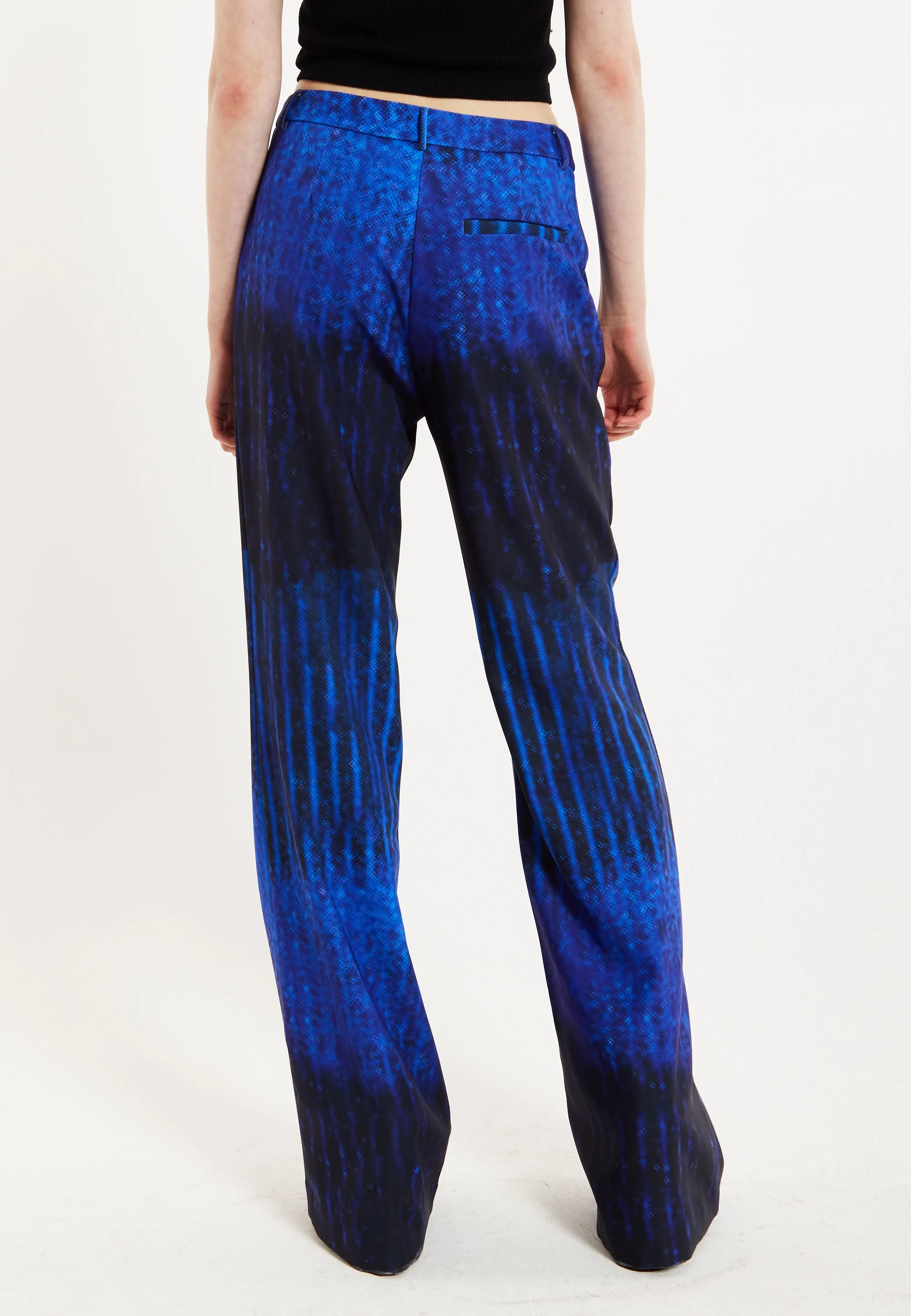 House of Holland Abstract Print Tailored Trousers