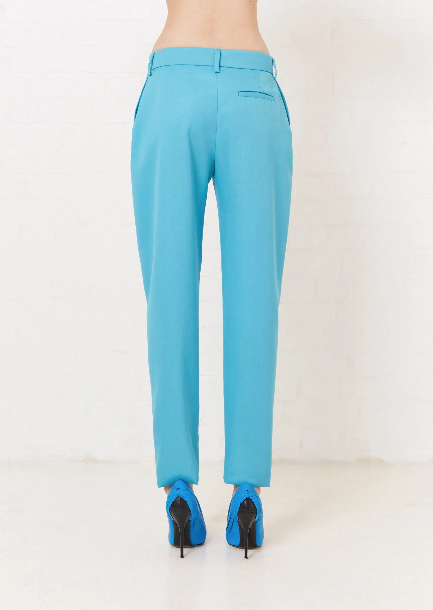 House of Holland Turquoise Tailored Trouser