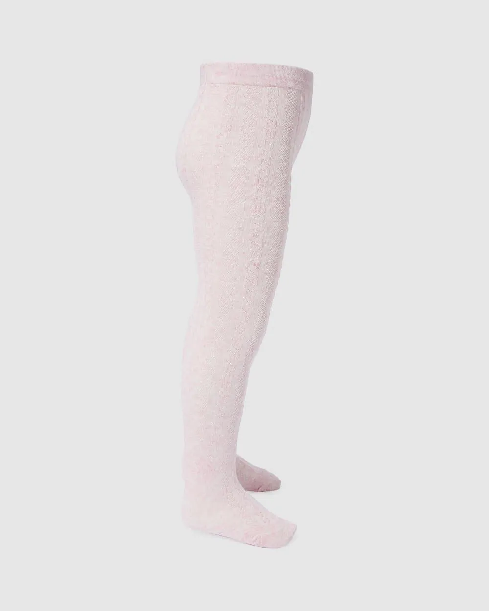 Jacquard Tight - Pale Rose (Milky Baby)