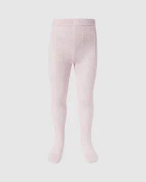 Jacquard Tight - Pale Rose (Milky Baby)