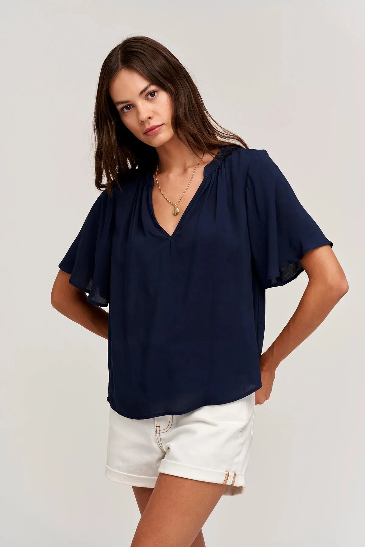 Jaycee Blouse - Navy