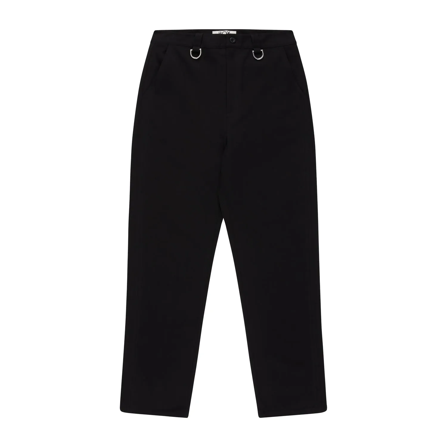 KINGS ROAD GRAFFITI RELAXED TAILORED TROUSERS - BLACK