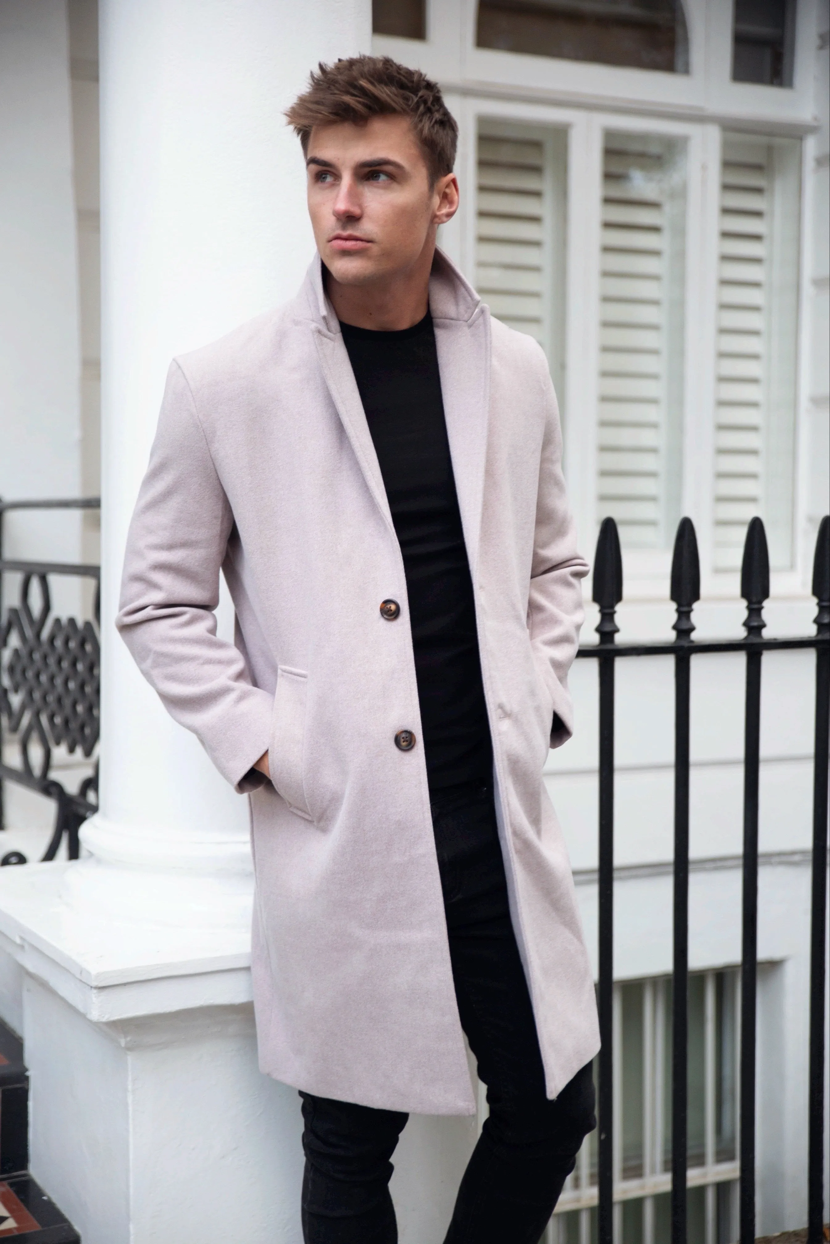 Knightsbridge Tailored Coat - Grey