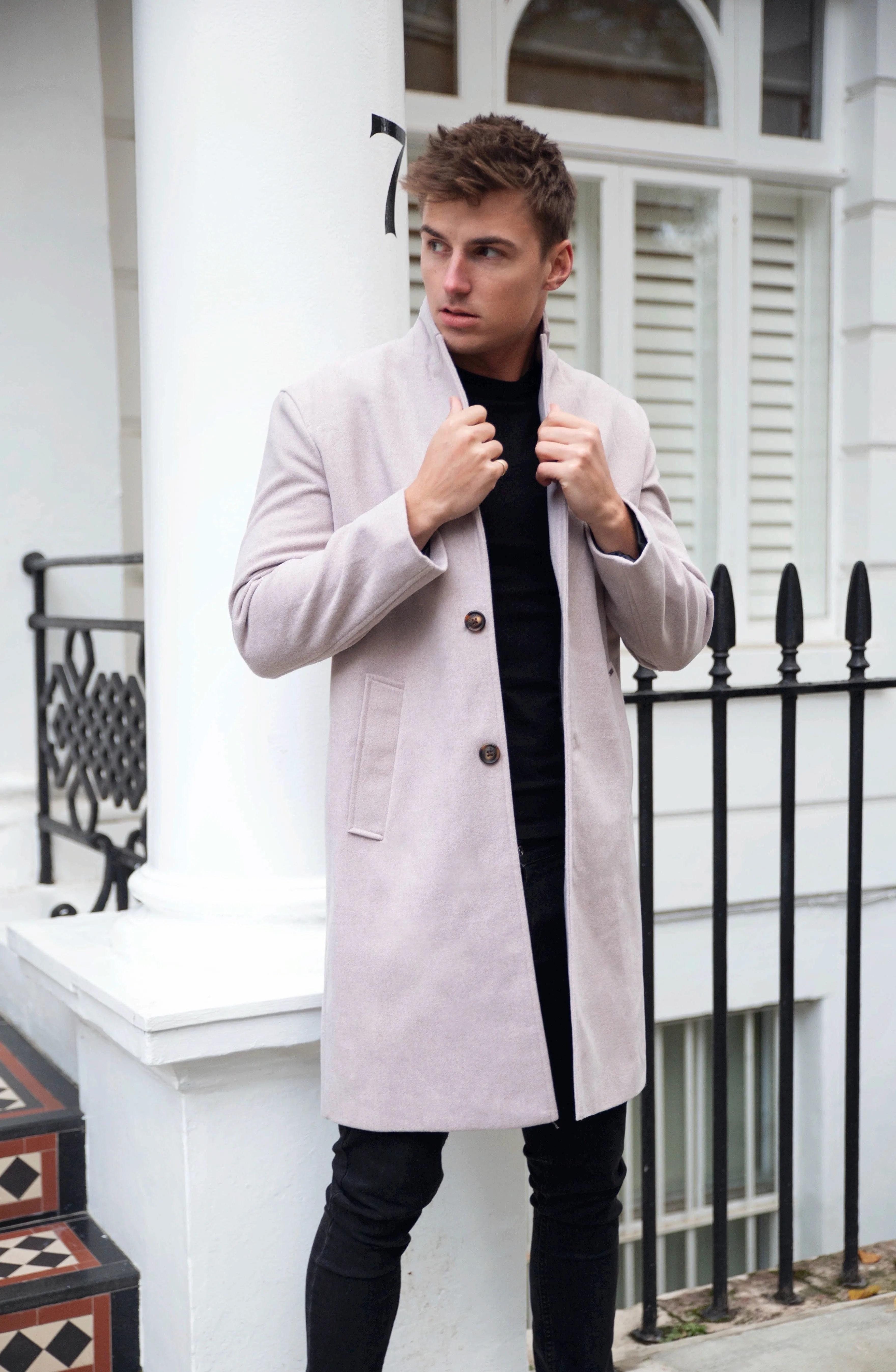 Knightsbridge Tailored Coat - Grey