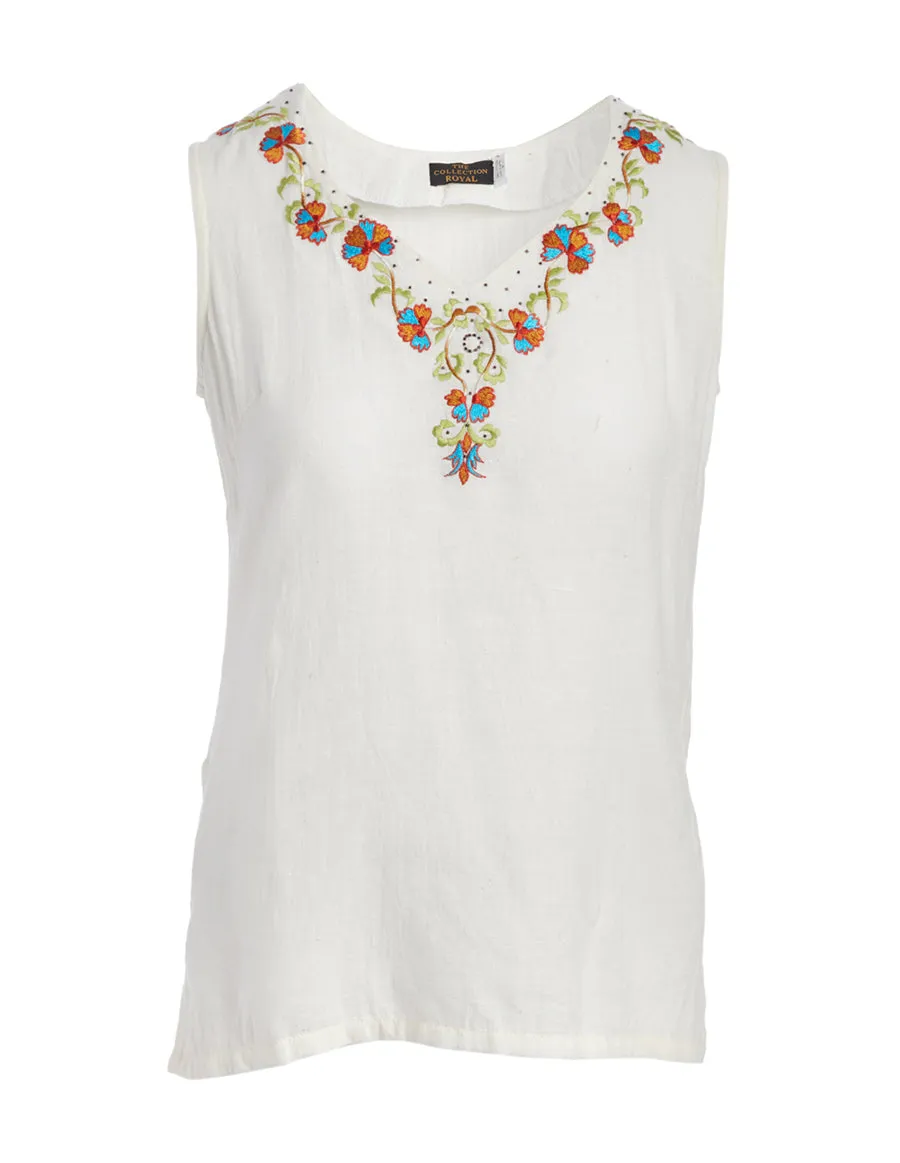 Light Cotton Sleeveless Top