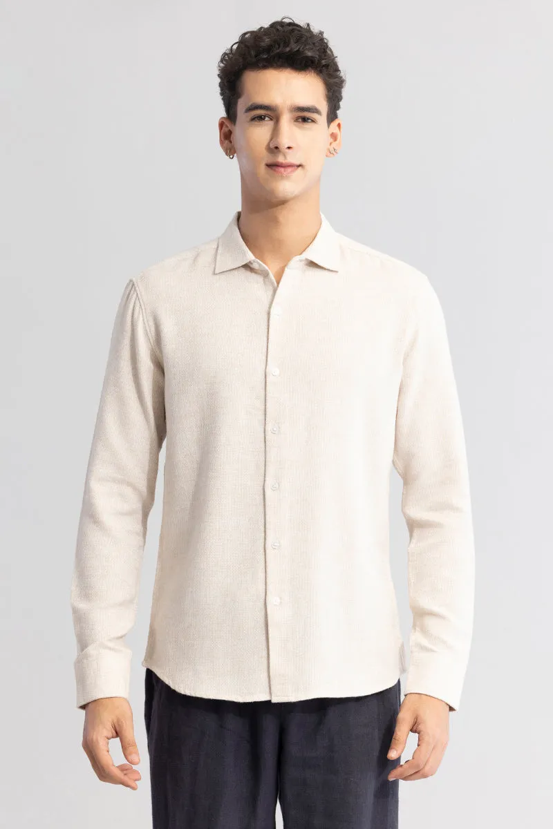 Linen Breeze Cream Shirt